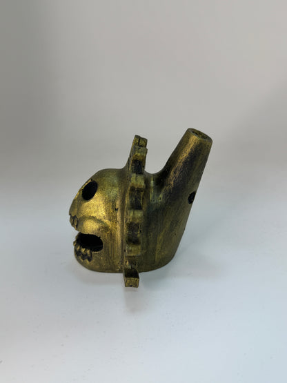 Aztec Death Whistle — Skull Warrior Whistle