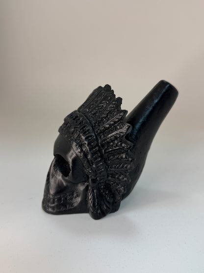 Aztec Death Whistle — Skull Warrior Whistle