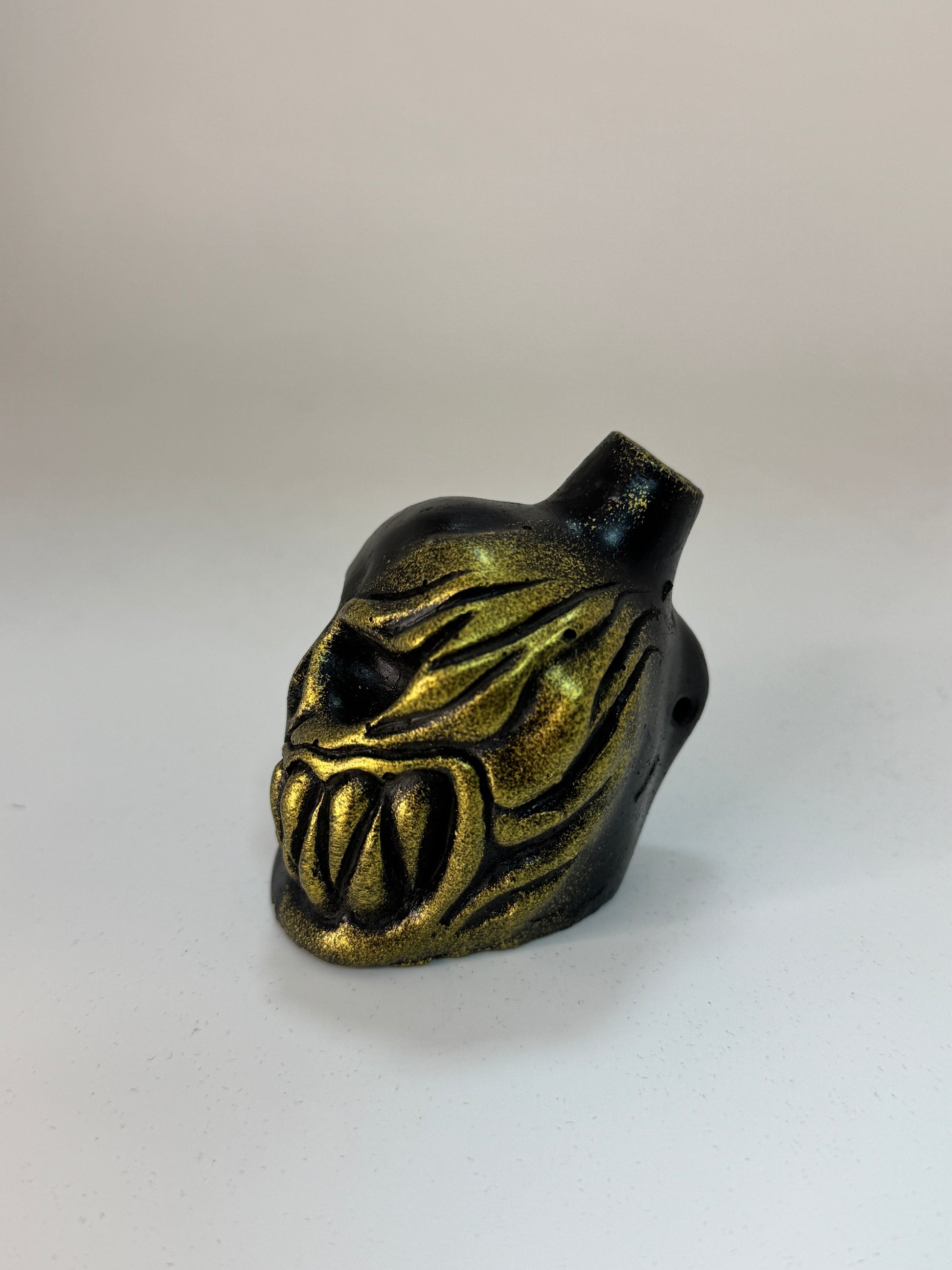 Aztec Death Whistle — Skull Warrior Whistle