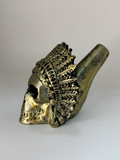 Aztec Death Whistle — Skull Warrior Whistle