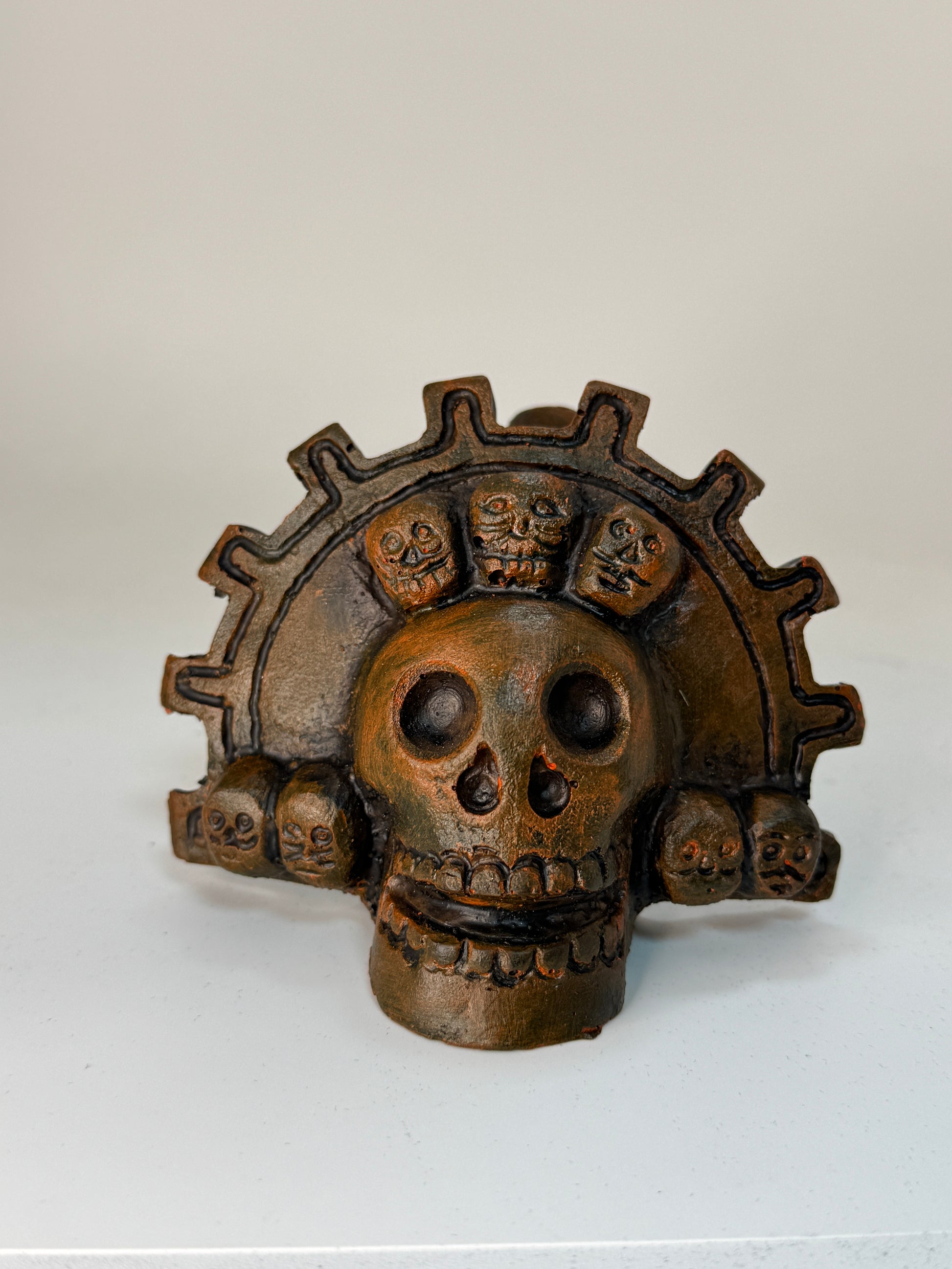 Aztec Death Whistle — Skull Warrior Whistle