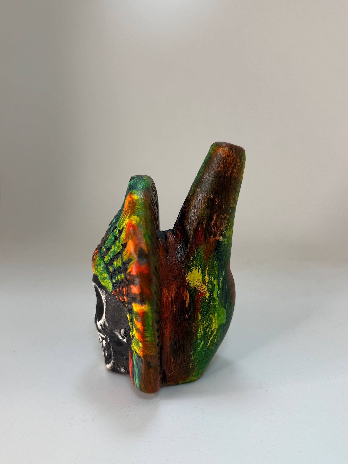 Aztec Death Whistle — Skull Warrior Whistle