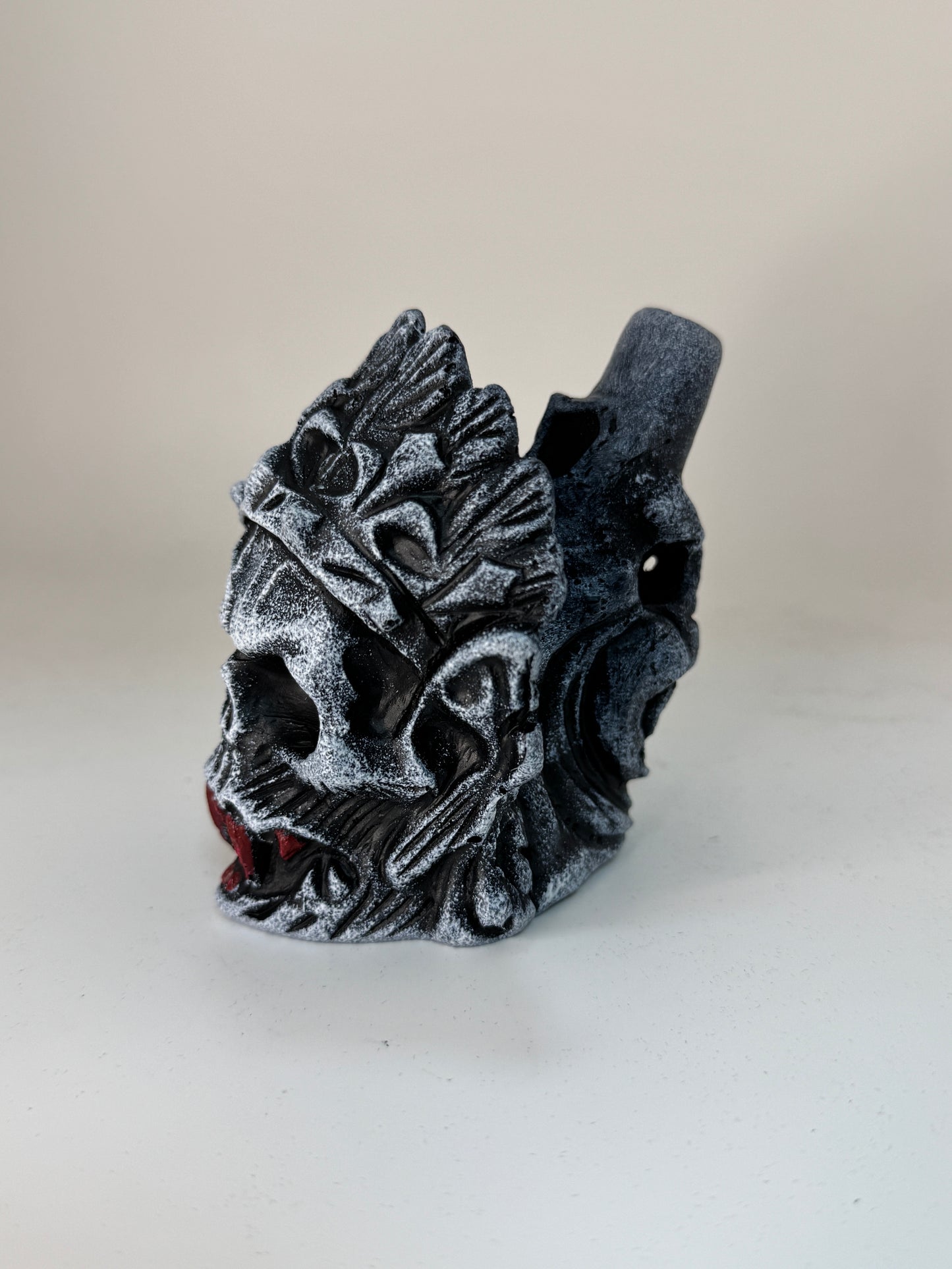 Aztec Death Whistle — Skull Warrior Whistle