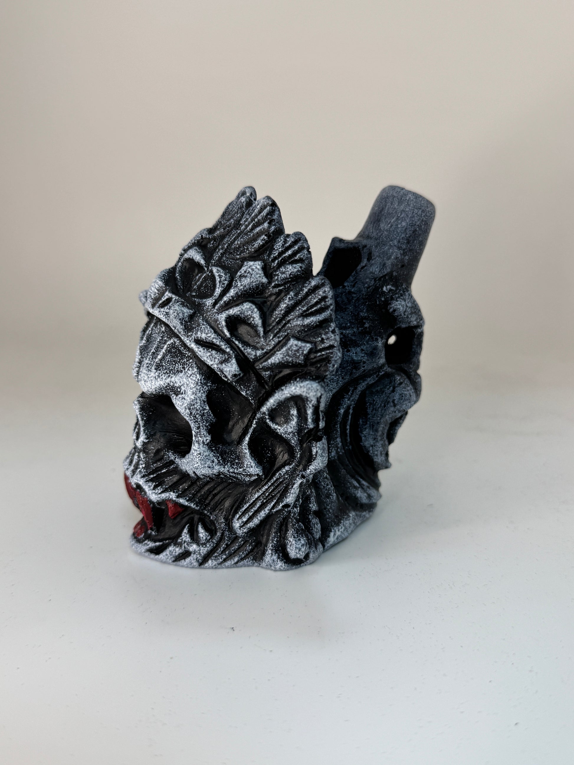Aztec Death Whistle — Skull Warrior Whistle