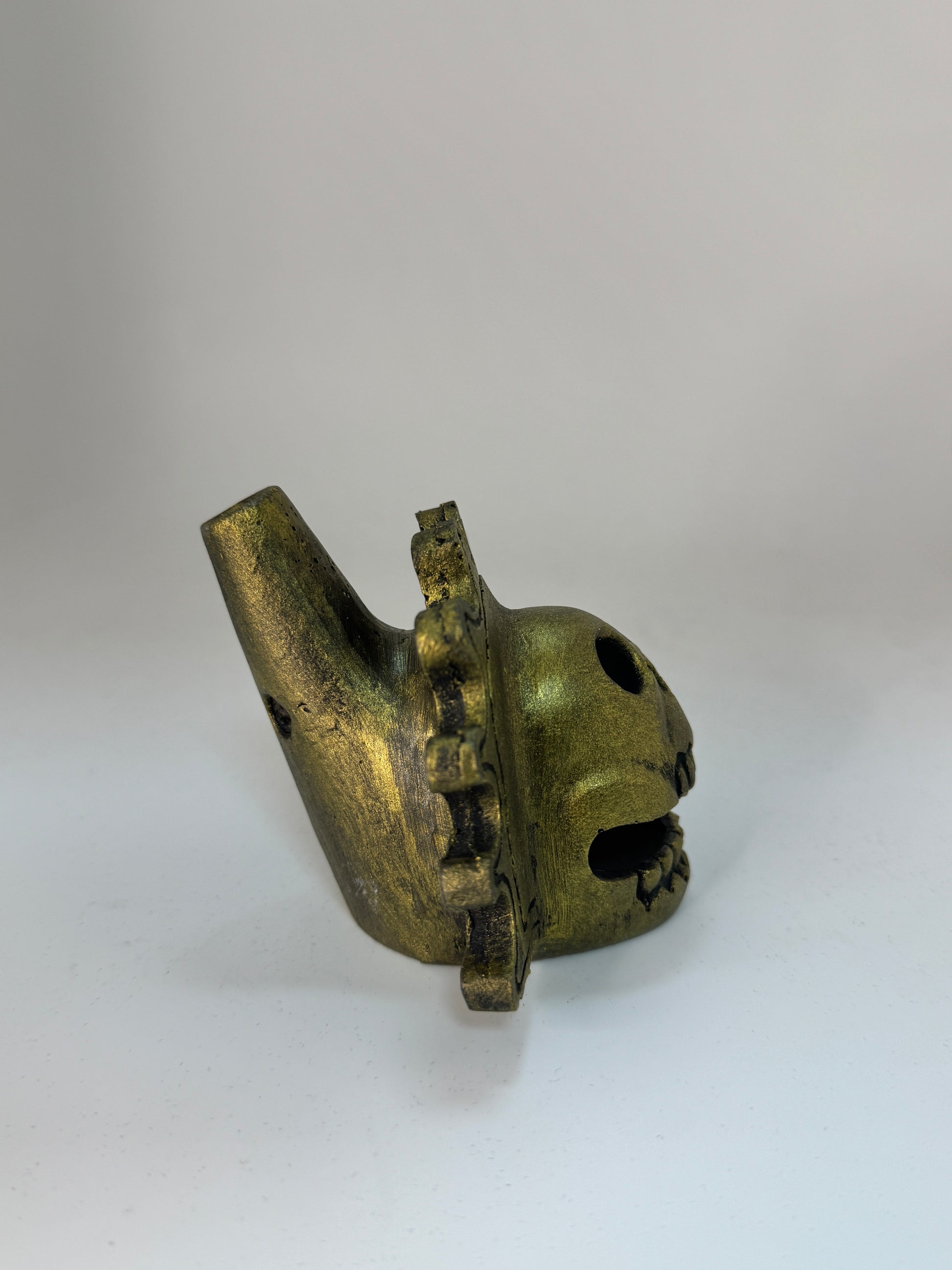 Aztec Death Whistle — Skull Warrior Whistle