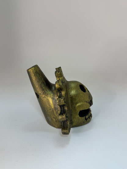 Aztec Death Whistle — Skull Warrior Whistle