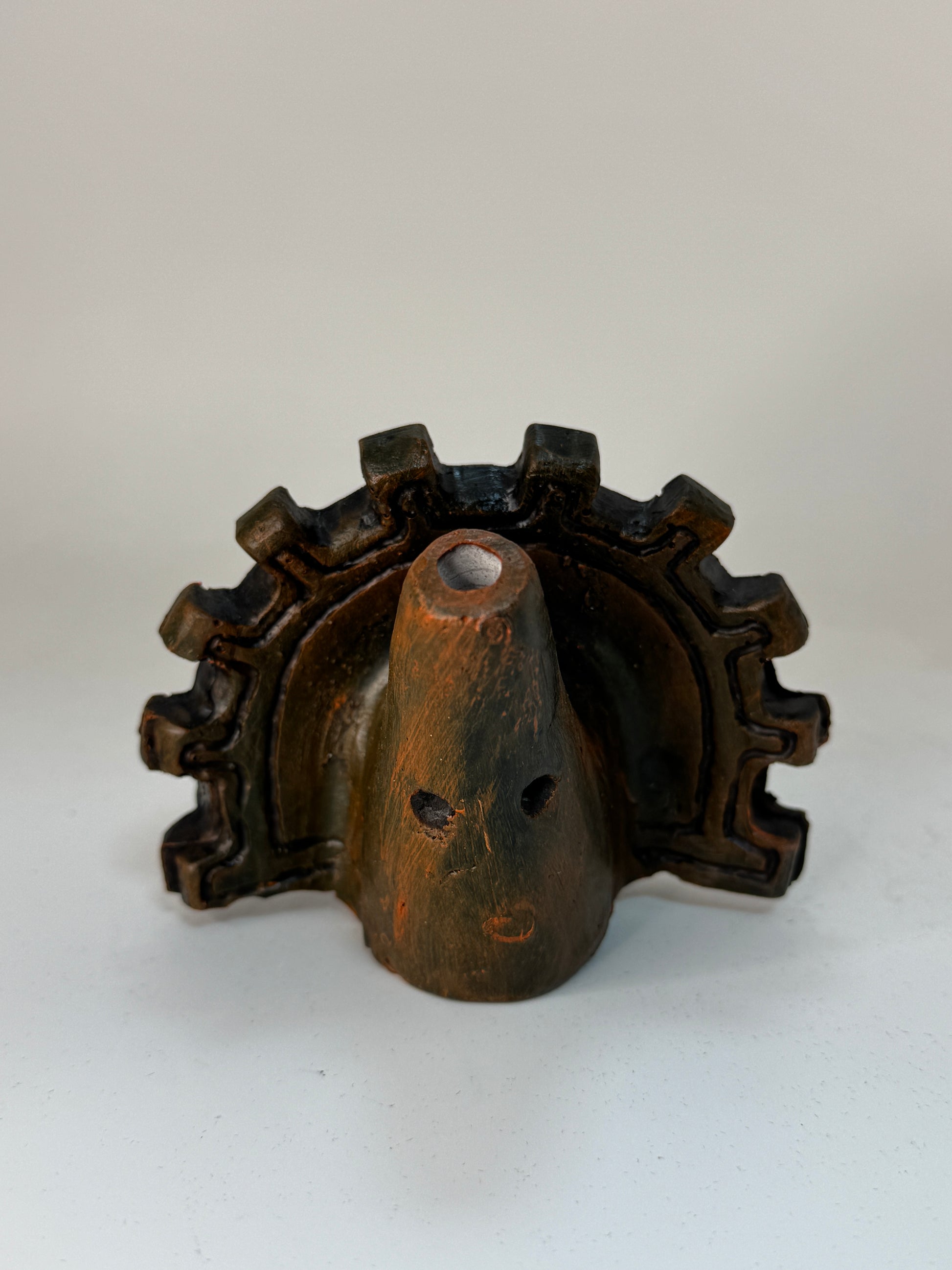 Aztec Death Whistle — Skull Warrior Whistle