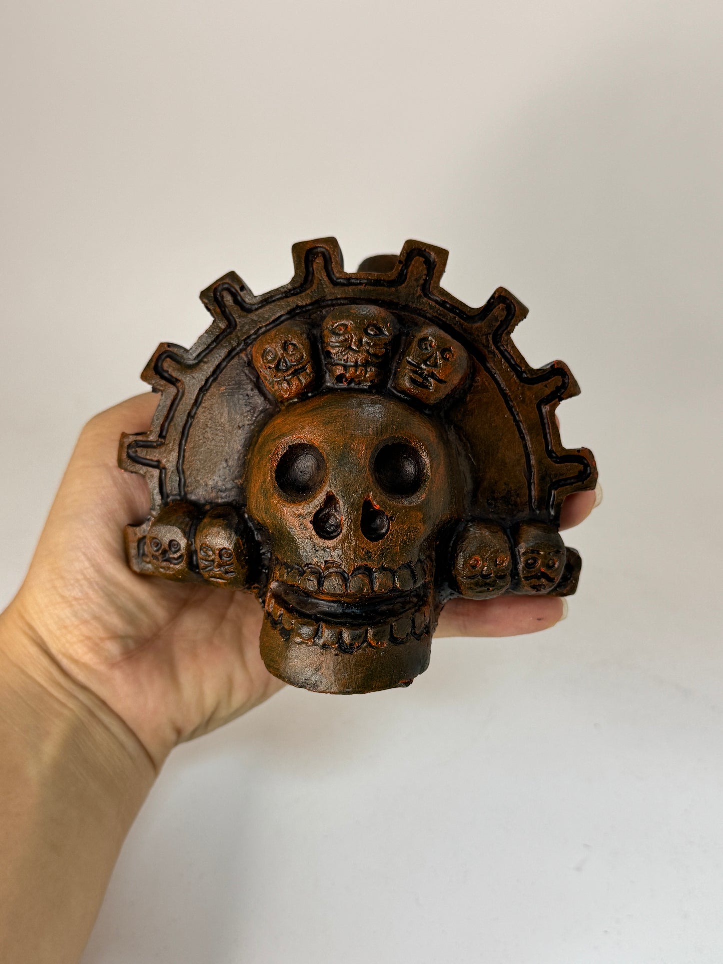Aztec Death Whistle — Skull Warrior Whistle