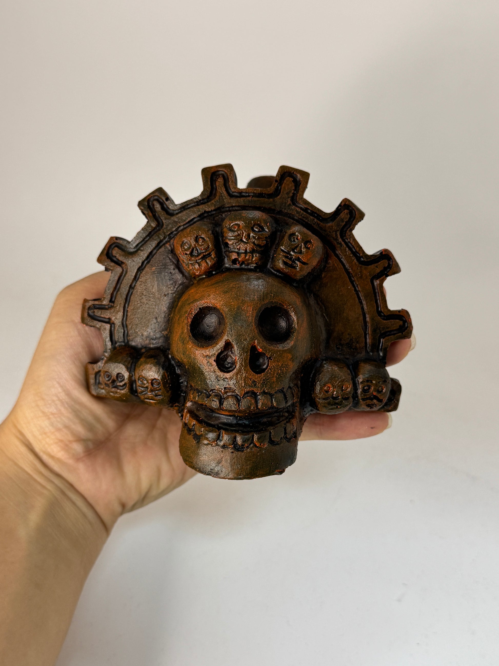 Aztec Death Whistle — Skull Warrior Whistle