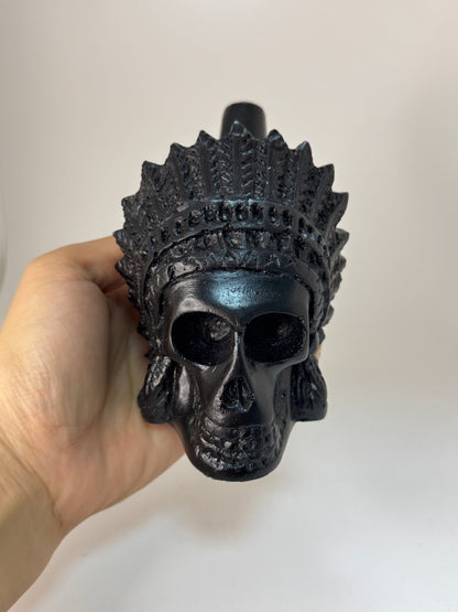 Aztec Death Whistle — Skull Warrior Whistle