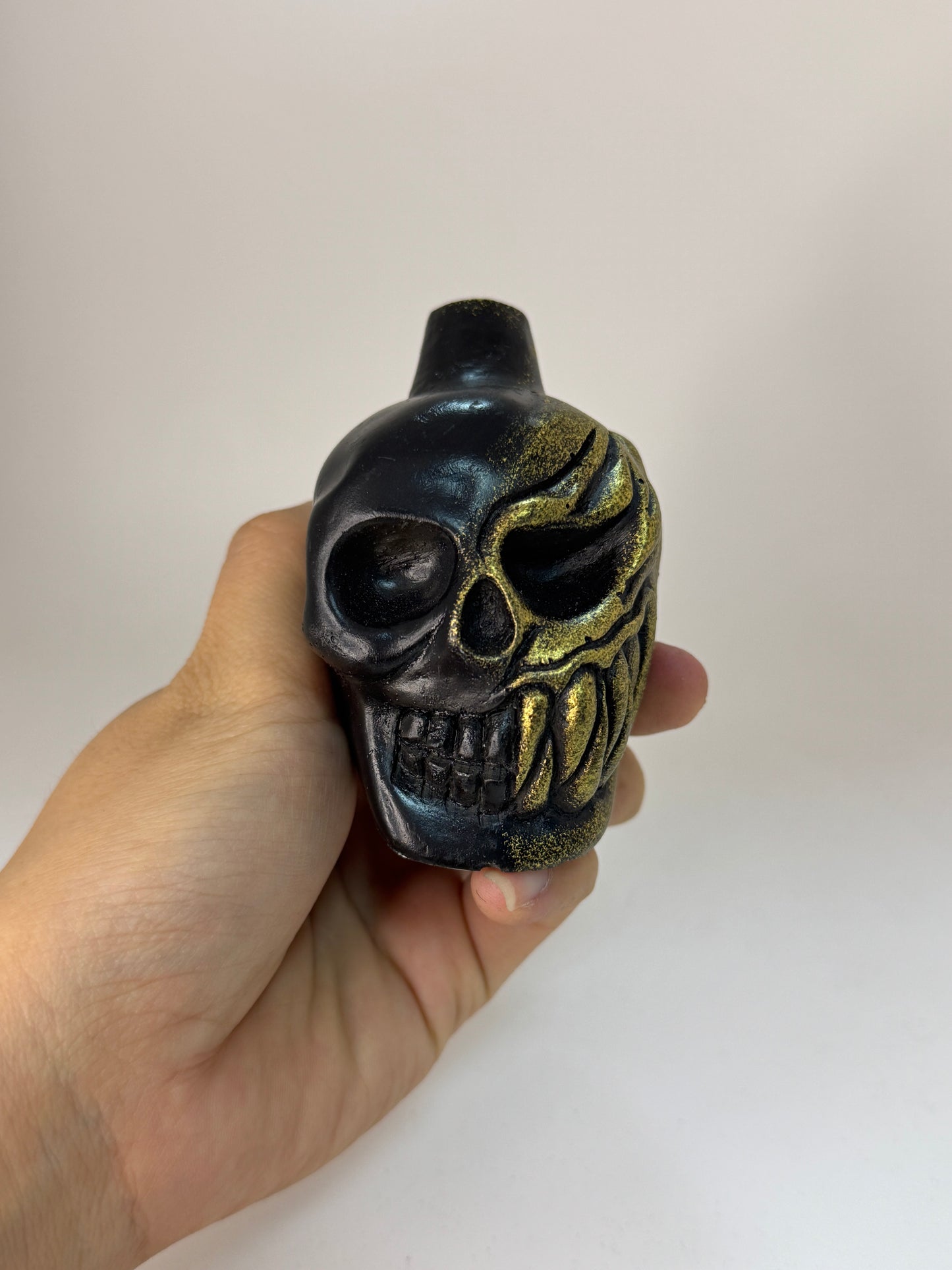 Aztec Death Whistle — Skull Warrior Whistle