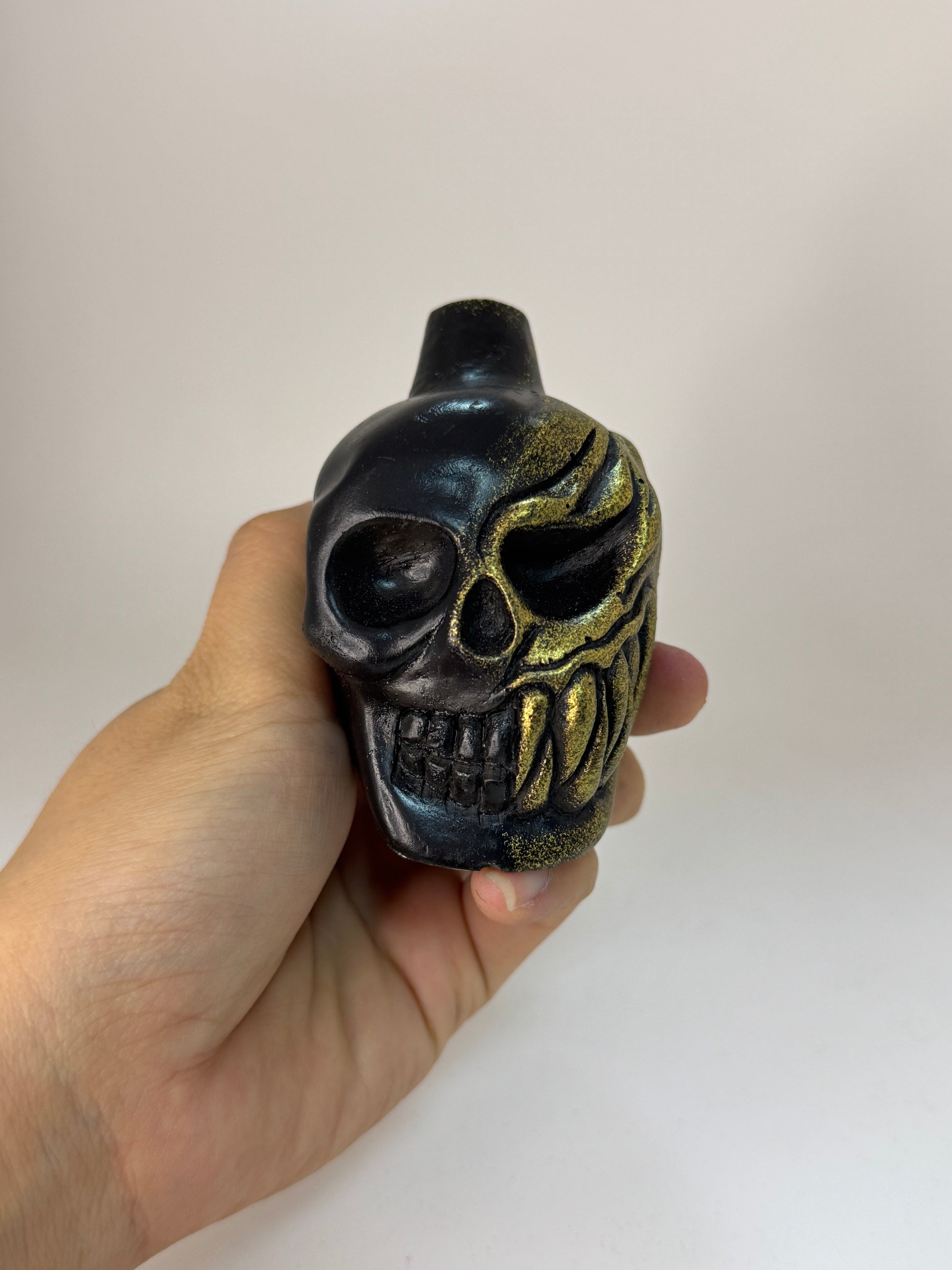 Aztec Death Whistle — Skull Warrior Whistle