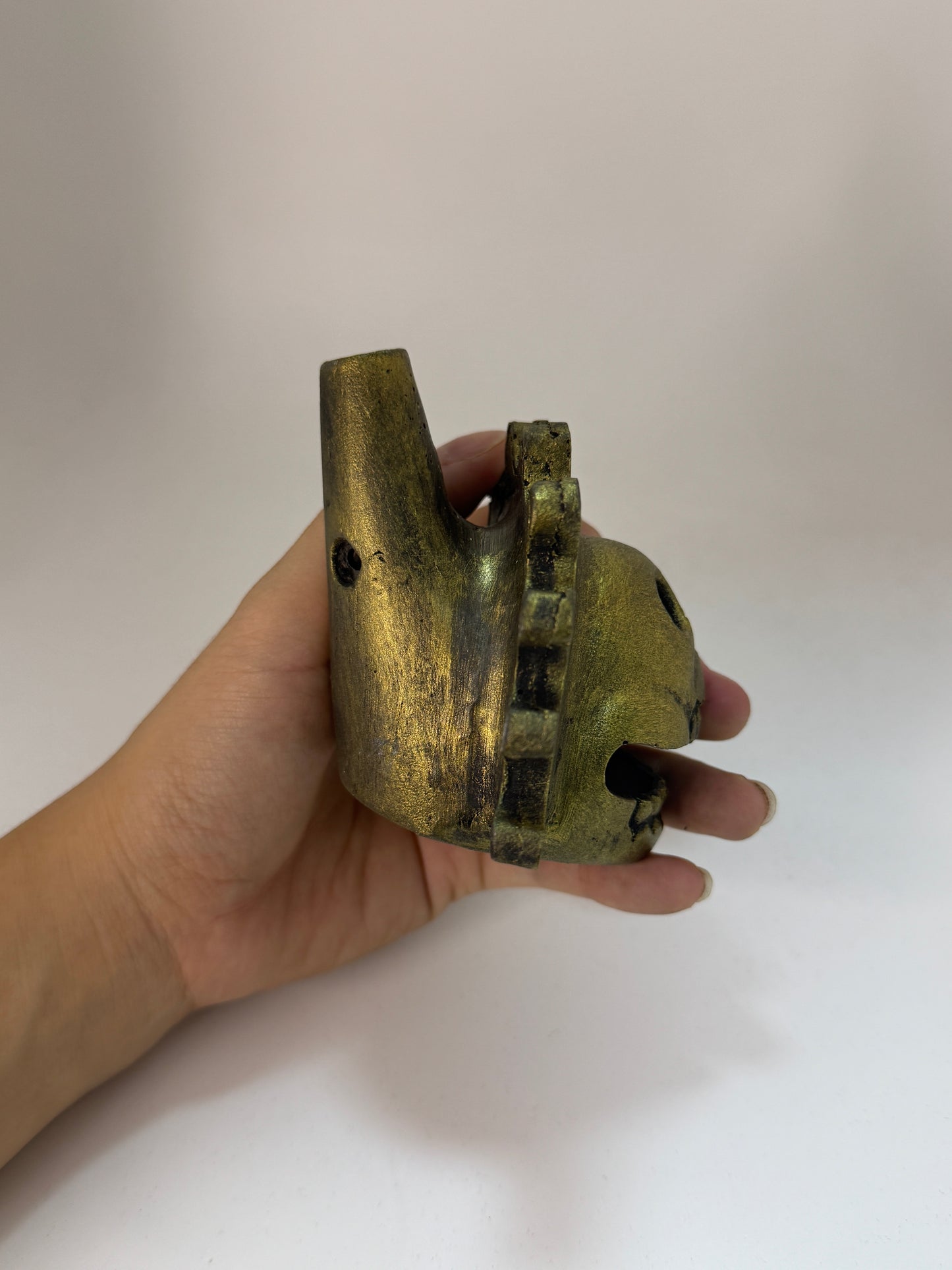 Aztec Death Whistle — Skull Warrior Whistle