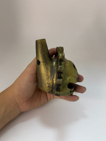 Aztec Death Whistle — Skull Warrior Whistle