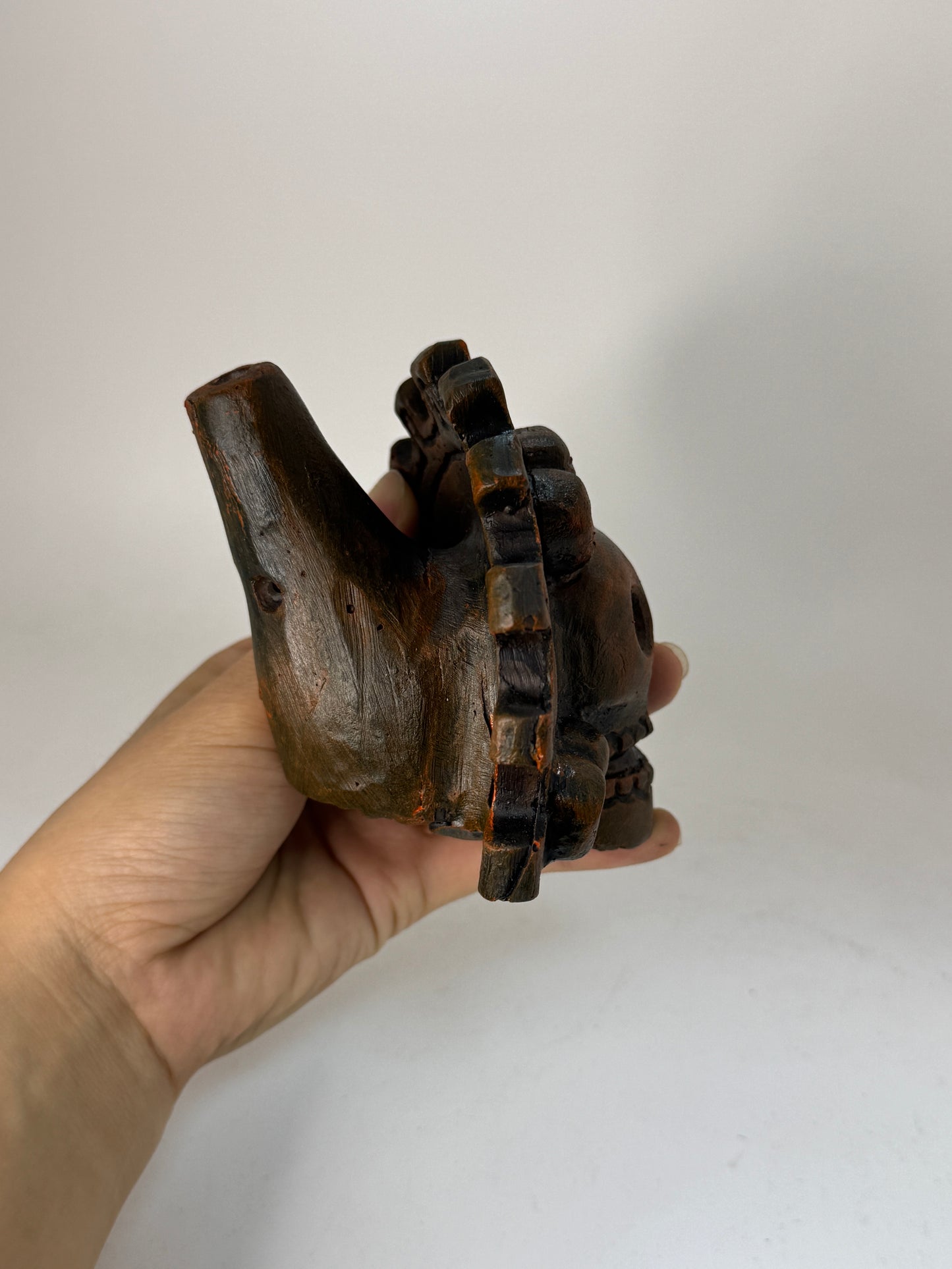Aztec Death Whistle — Skull Warrior Whistle