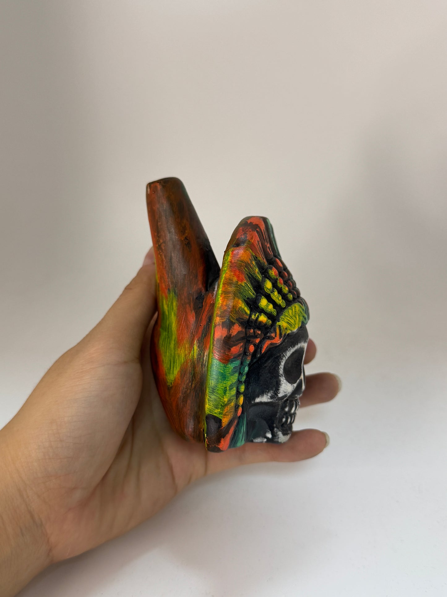 Aztec Death Whistle — Skull Warrior Whistle