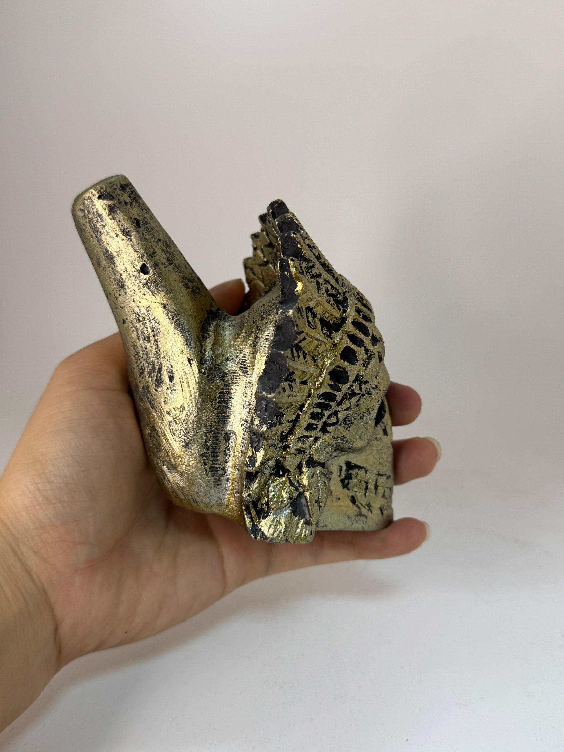 Aztec Death Whistle — Skull Warrior Whistle