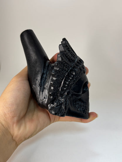 Aztec Death Whistle — Skull Warrior Whistle