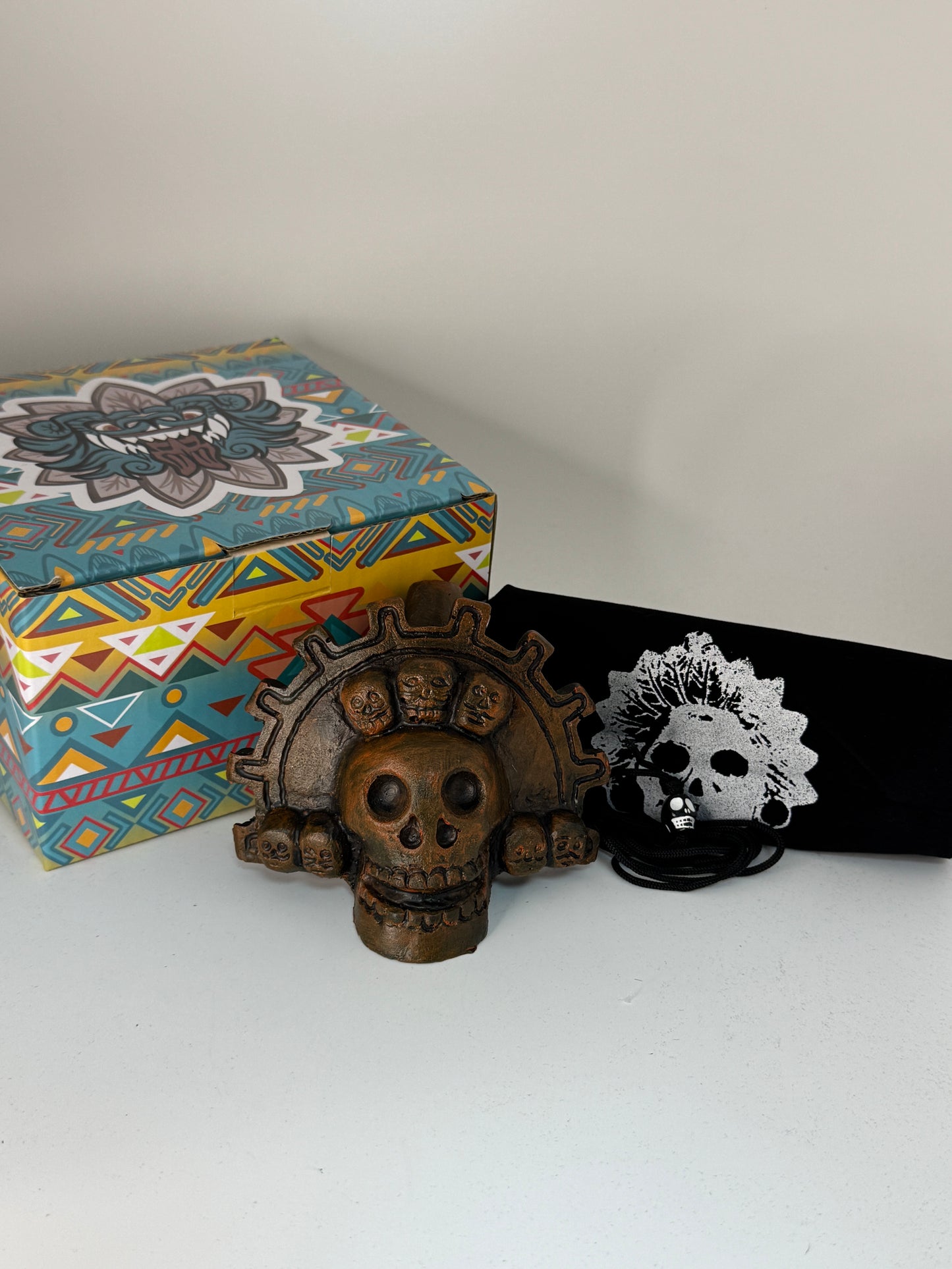 Aztec Death Whistle — Skull Warrior Whistle