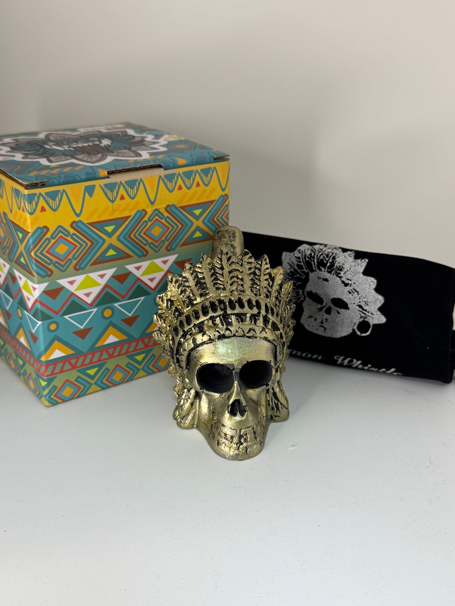Aztec Death Whistle — Skull Warrior Whistle