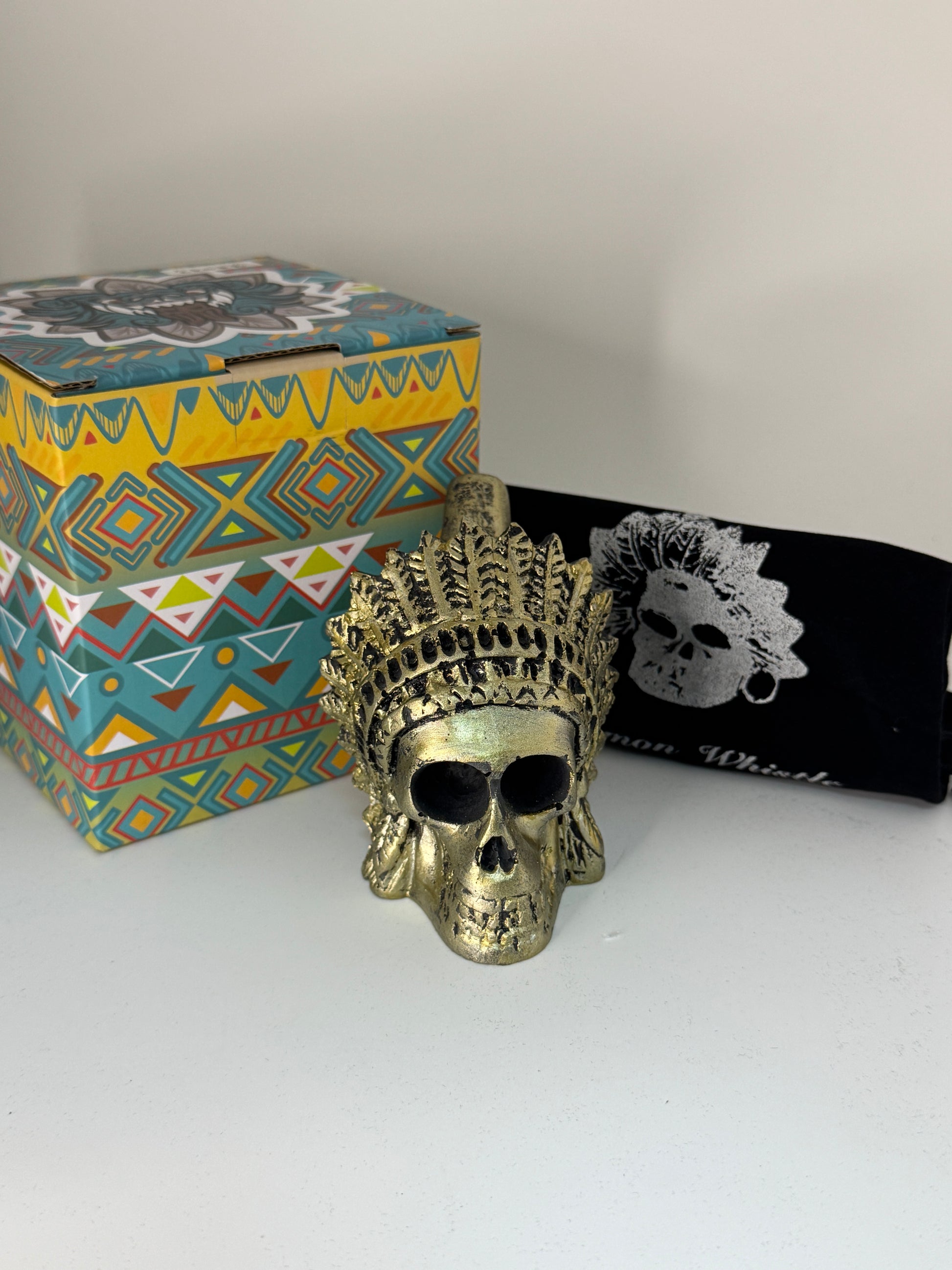 Aztec Death Whistle — Skull Warrior Whistle