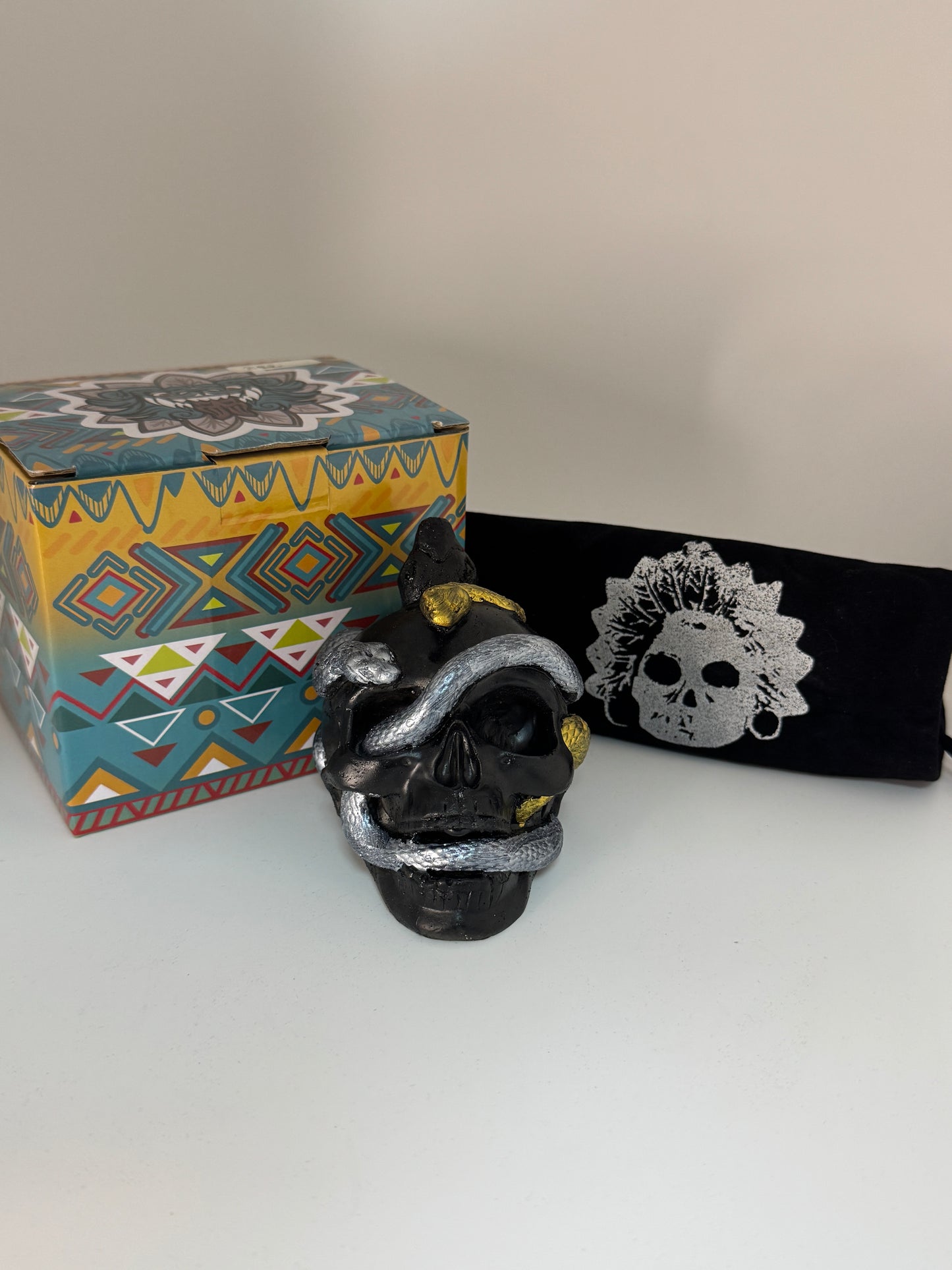 Aztec Death Whistle — Skull Warrior Whistle