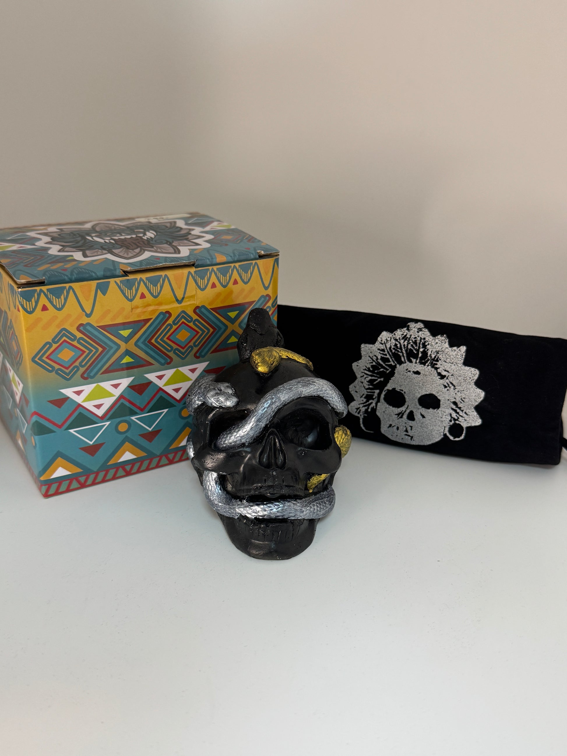 Aztec Death Whistle — Skull Warrior Whistle