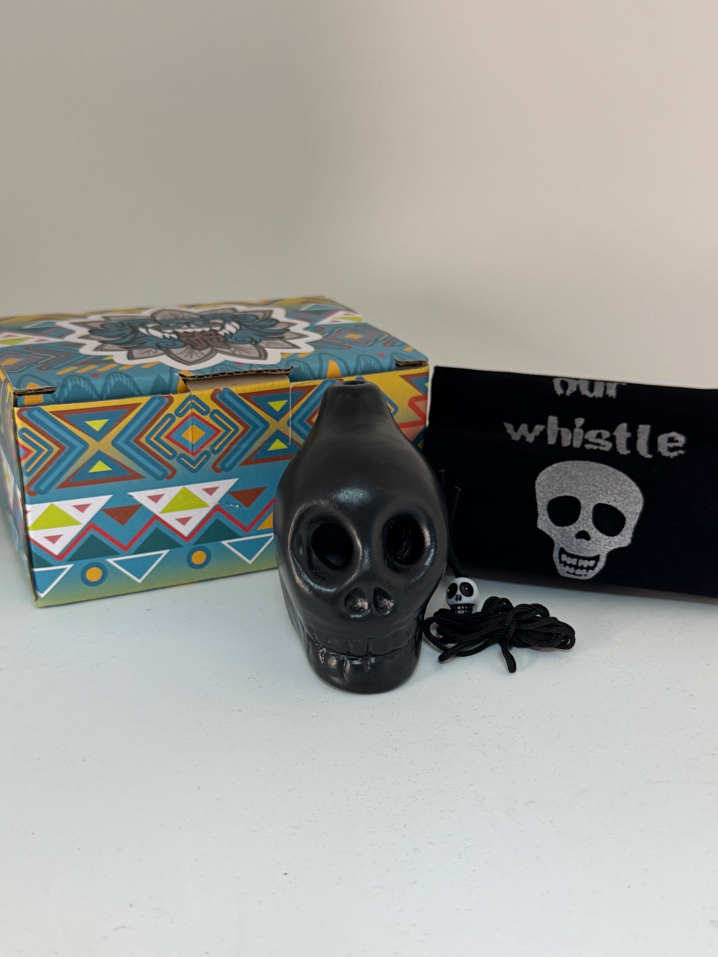 Aztec Death Whistle — Skull Warrior Whistle