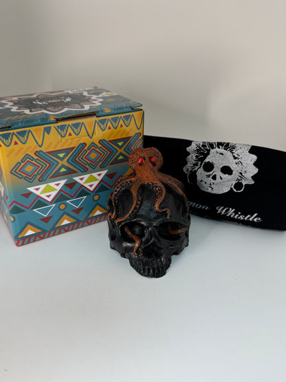 Aztec Death Whistle — Skull Warrior Whistle
