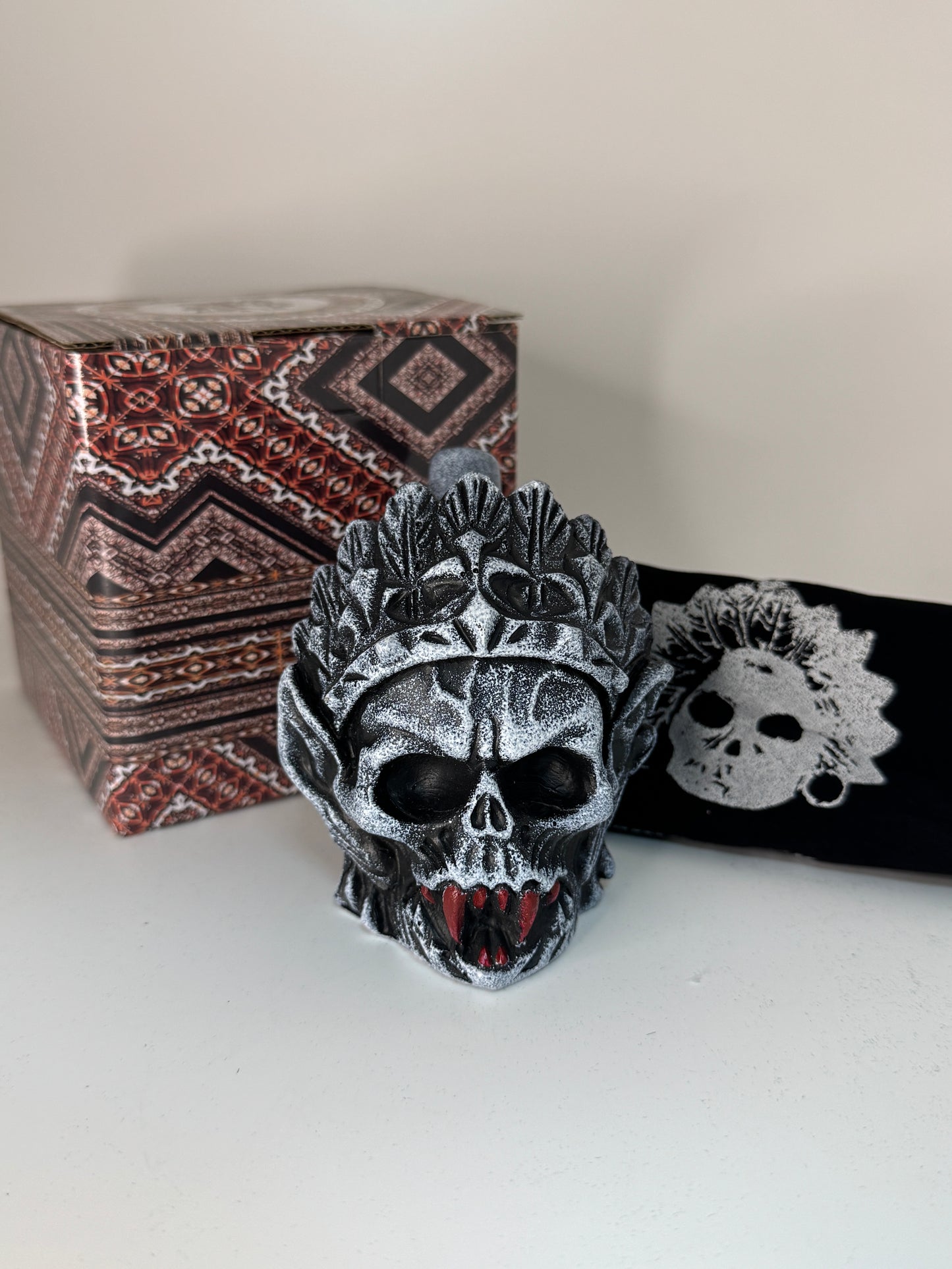 Aztec Death Whistle — Skull Warrior Whistle