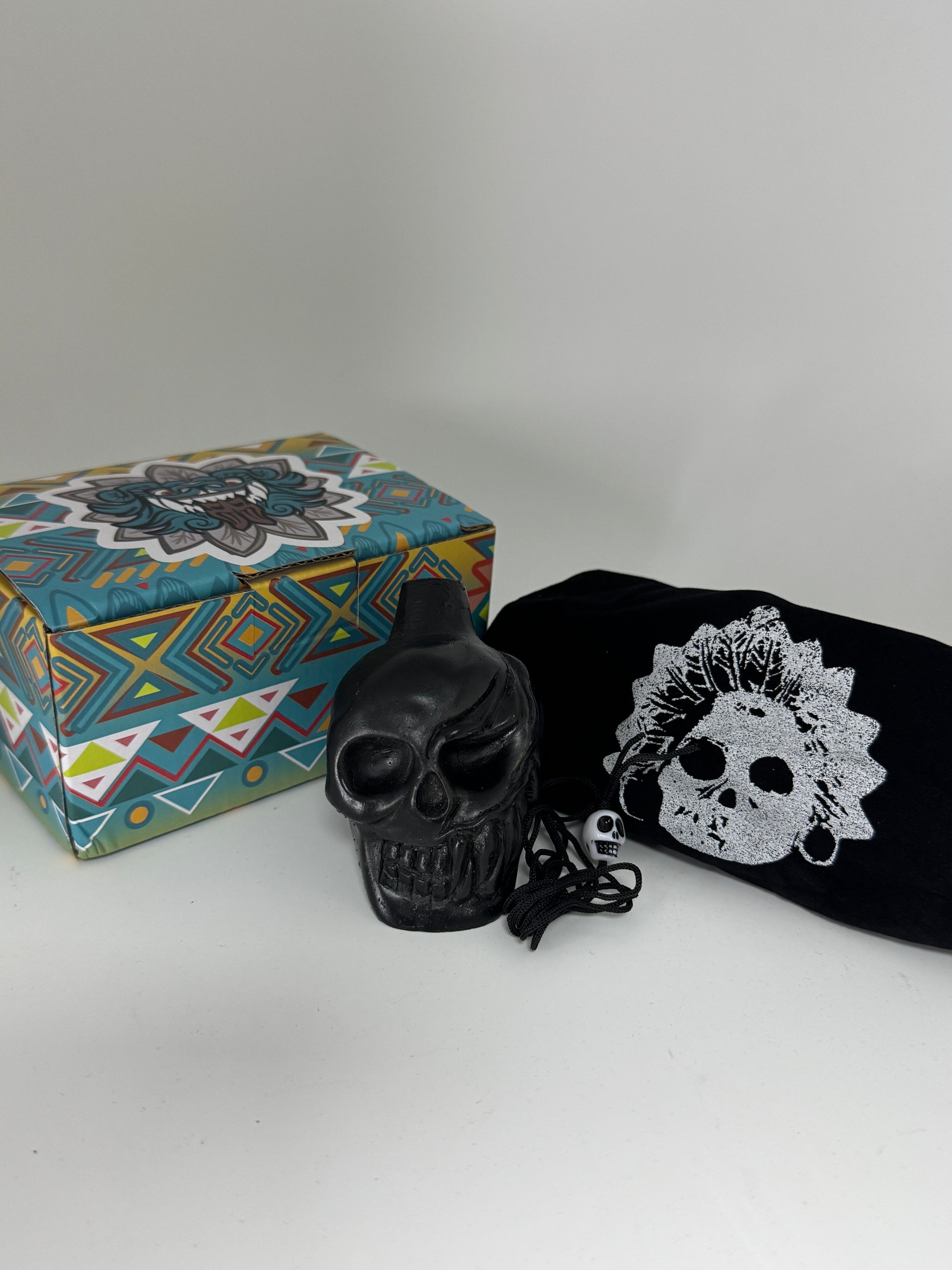 Aztec Death Whistle — Skull Warrior Whistle