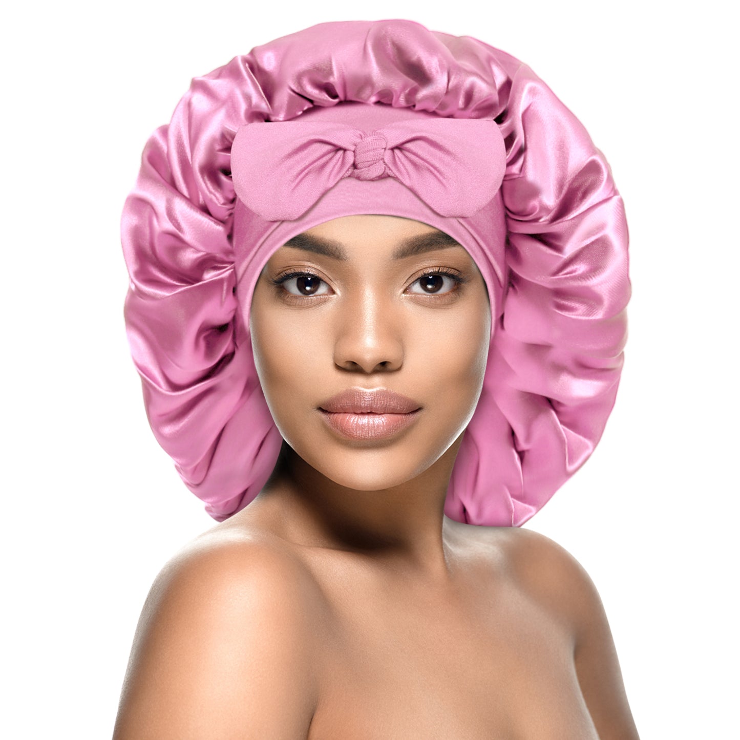 Silk Bonnet For Natural Hair Bonnets For Black Women, Satin Bonnet For Long  Hair Cap For Sleeping, Large