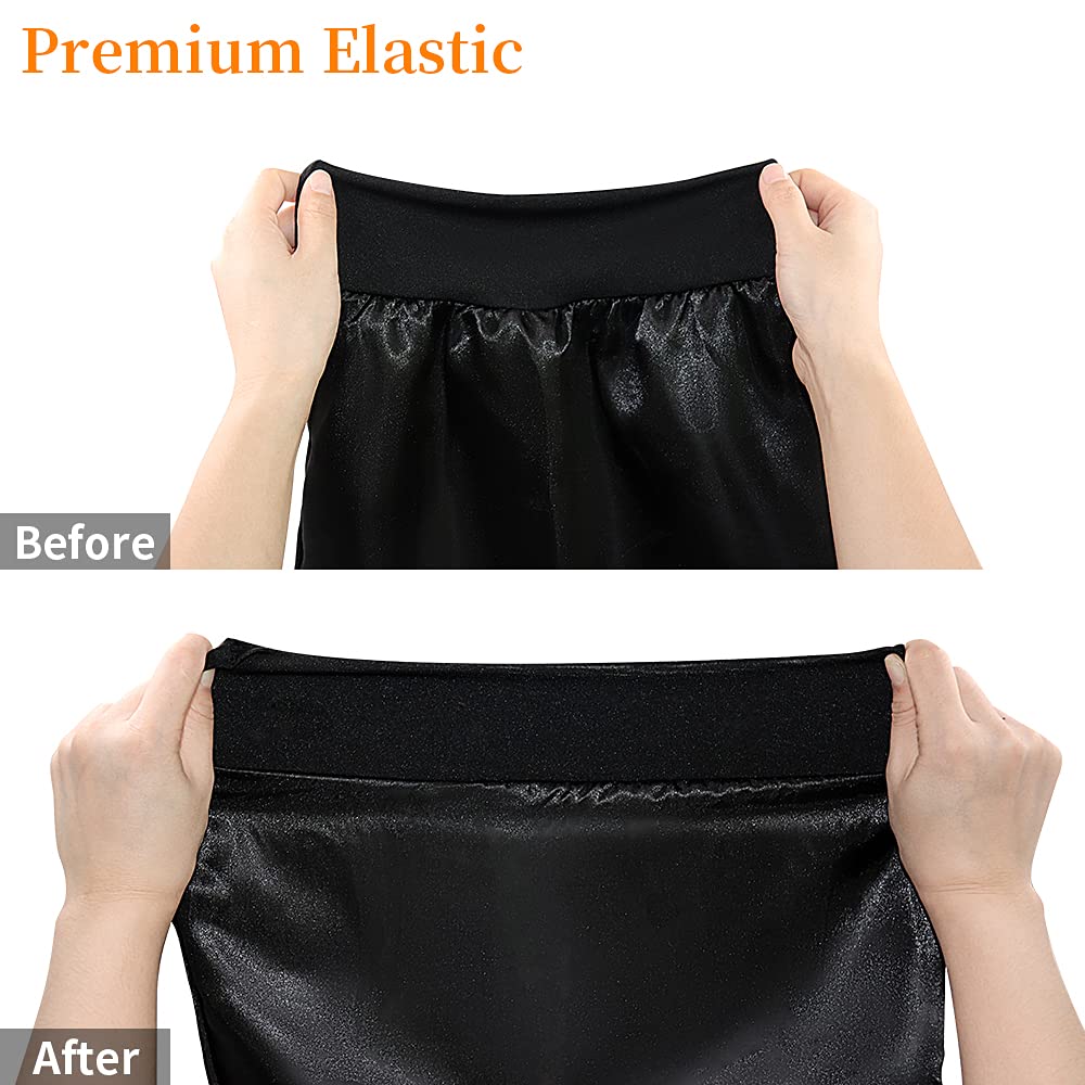 Kenllas Large Women Silk Satin-Bonnet - 2 PCS